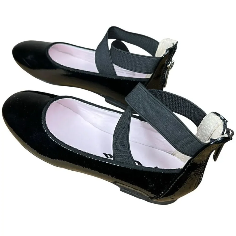 NEW Nina Little Girls Marissa Black Flat 11